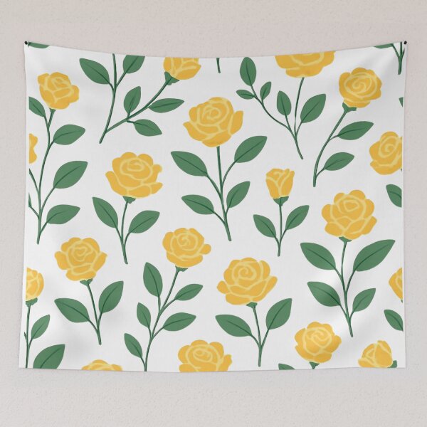 Item preview, Yellow rose pattern designed and sold by uunaa.