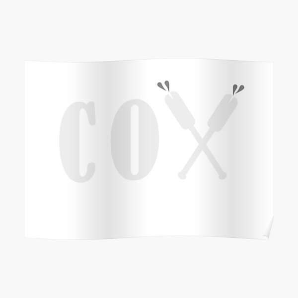 Cox Oars Poster