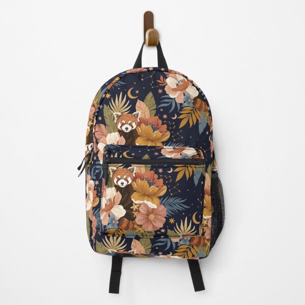 Item preview, Red Panda Floral Night Sky designed and sold by mmartabc.