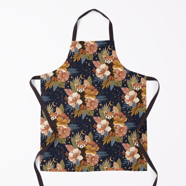 Item preview, Red Panda Floral Night Sky designed and sold by mmartabc.