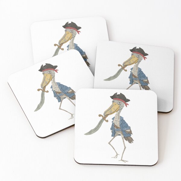 Item preview, Floppy Sword Bird Pirate Sticker designed and sold by TwistedAgain.
