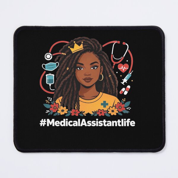Item preview, Medical Assistant Afro Woman Proud Black History Juneteenth designed and sold by clothesy7.
