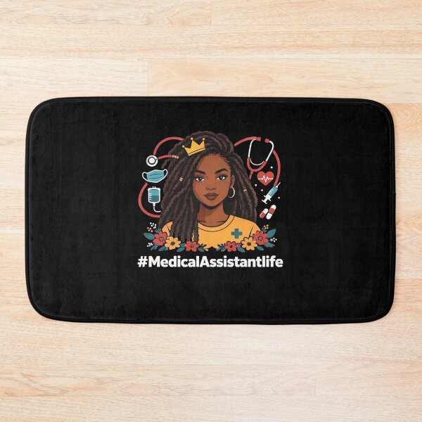 Item preview, Medical Assistant Afro Woman Proud Black History Juneteenth designed and sold by clothesy7.