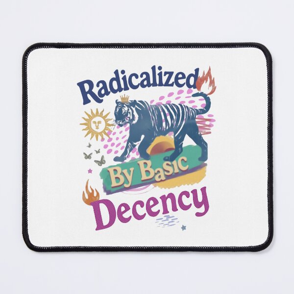Item preview, Radicalized By Basic Decency Fuels Action For Equality And Justice designed and sold by SkeletonsDanger.