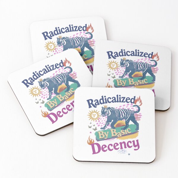Item preview, Radicalized By Basic Decency Fuels Action For Equality And Justice designed and sold by SkeletonsDanger.
