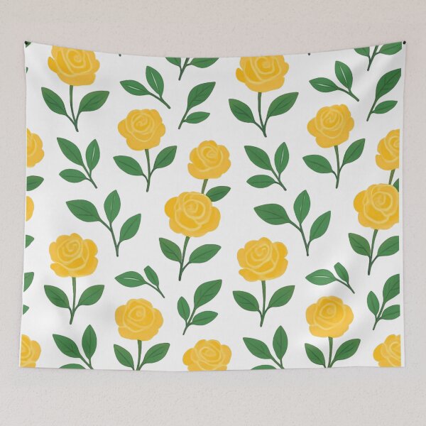 Item preview, Yellow rose pattern designed and sold by uunaa.