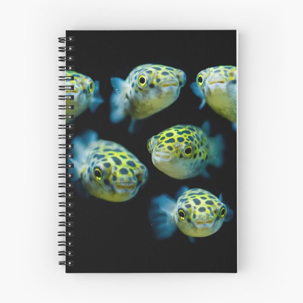 Item preview, Green Spotted Puffer Fish Portrait designed and sold by The Greenhouse Studio.