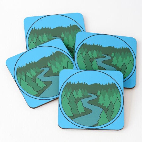 Item preview, Minimalist Forest River Nature Amazon Design designed and sold by BestChoiceService.