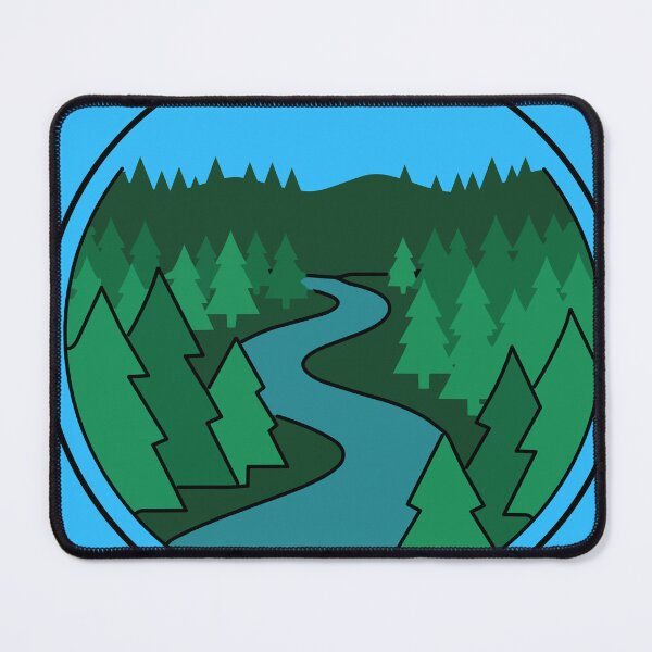 Item preview, Minimalist Forest River Nature Amazon Design designed and sold by BestChoiceService.