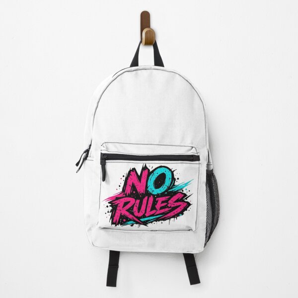 Item preview, NO RULES T-Shirt – Minimalist Bold Text Tee for Kids & Streetwear Style designed and sold by Black Signal.
