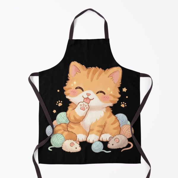 Item preview, Adorable Kitten Playing with Yarn and Little Mice designed and sold by RizziesDesign.