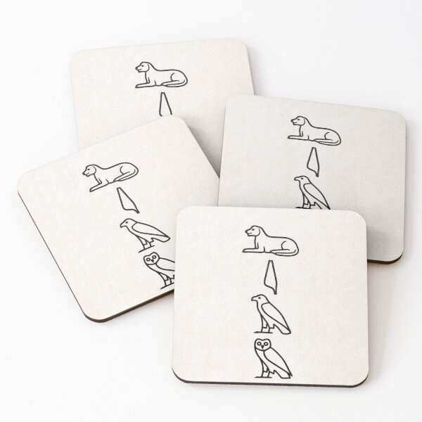 Item preview, Liam in Hieroglyphics – Ancient Egyptian Name Design designed and sold by AnadAA.
