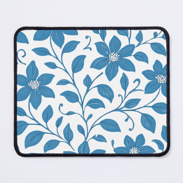 Item preview, Blue Clemantis pattern designed and sold by uunaa.