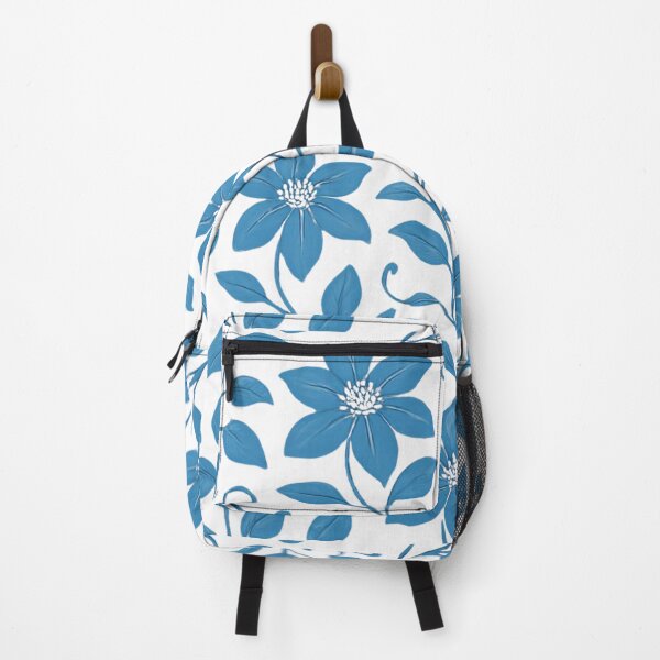 Item preview, Blue Clemantis pattern designed and sold by uunaa.