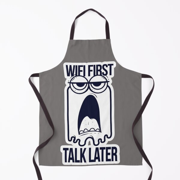 Item preview, WiFi First Talk Later Funny Coffee Lover Introvert Humor Sticker designed and sold by Venicia1.