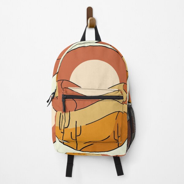 Item preview, Minimalist Desert Sunset Cactus Illustration designed and sold by BestChoiceService.