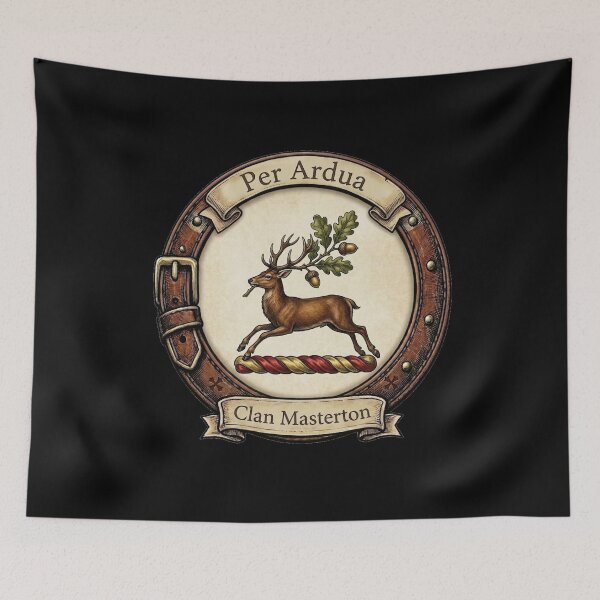 Item preview, Clan Masterton Crest designed and sold by BagTown Clans.