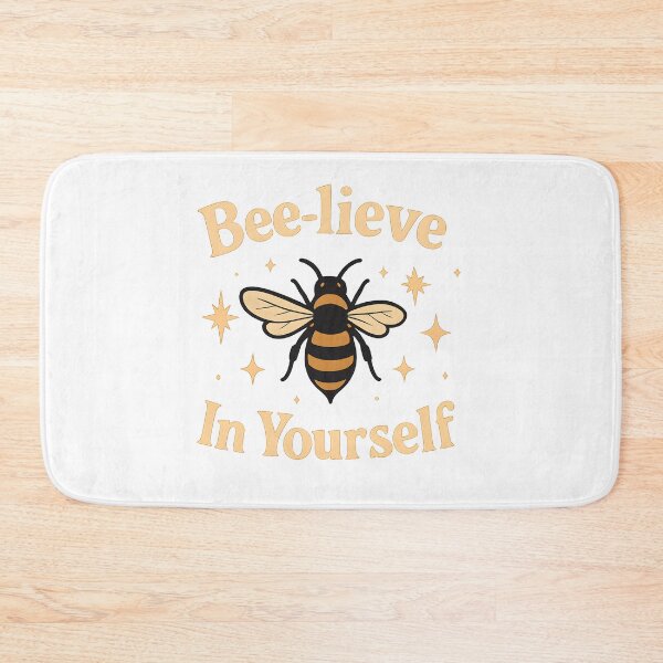 Item preview, Bee-lieve In Yourself Shirt Inspirational Bee Pun Gift designed and sold by TshirtsLabs.