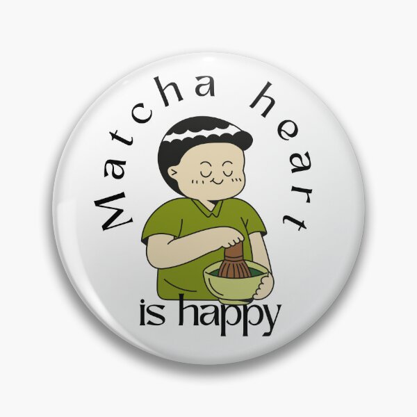 Item preview, Matcha heart is happy designed and sold by Niji Hibana.