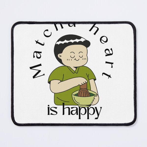 Item preview, Matcha heart is happy designed and sold by Niji Hibana.