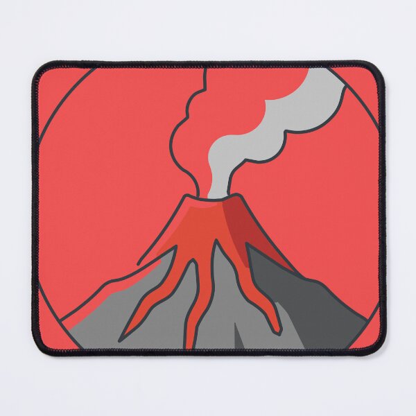 Item preview, Minimalist Volcano Eruption Magma Illustration designed and sold by BestChoiceService.