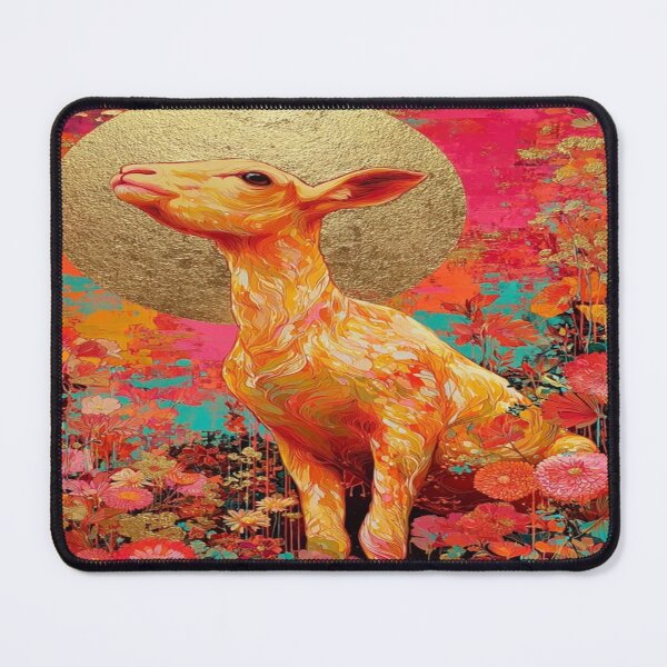 Item preview, The Aureate Fawn: Guardian of the Gilded Bloom designed and sold by Overthinker9.
