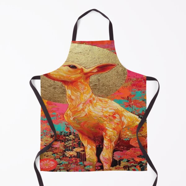 Item preview, The Aureate Fawn: Guardian of the Gilded Bloom designed and sold by Overthinker9.