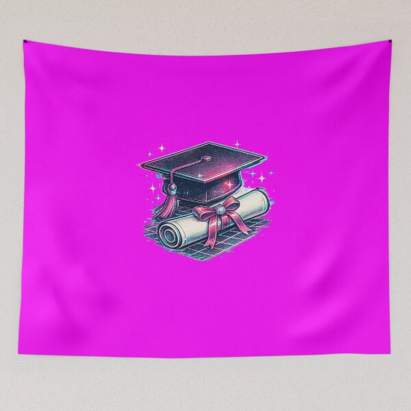 Item preview, Retro 90s Vaporwave Class of 2026 Graduation Cap designed and sold by Bratak.