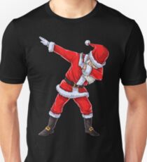 Dabbing Santa T Shirt Claus Christmas Funny Dab X-mas Gifts Kids Boys Girls Youth Slim Fit T-Shirt