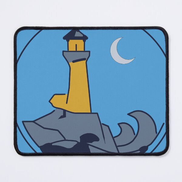 Item preview, Minimalist Lighthouse Night Sea Illustration designed and sold by BestChoiceService.