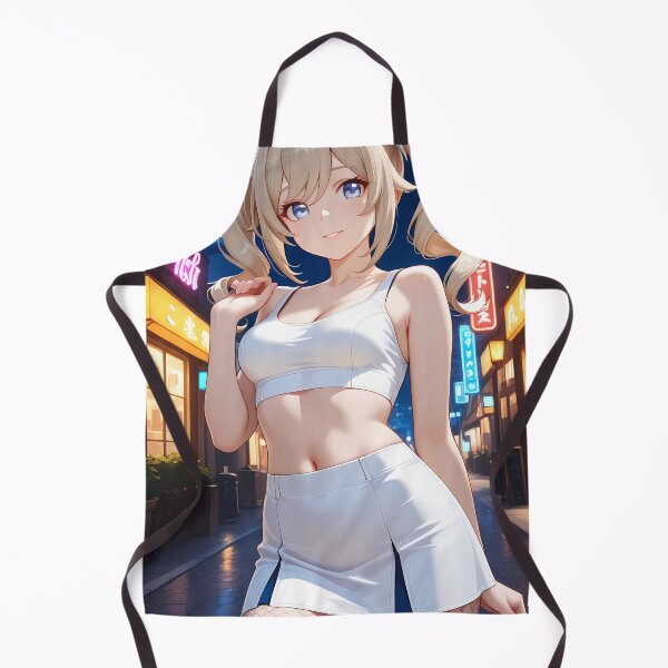 Item preview, Barbara Genshin Impact Downtown Night Glow Cute Anime Girl designed and sold by 108Recordings.