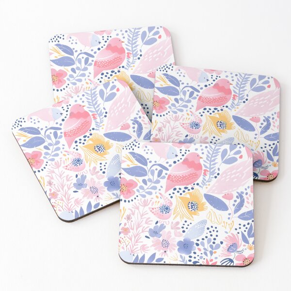 Item preview, Floral Folk Bird Pattern designed and sold by xiao xuans.