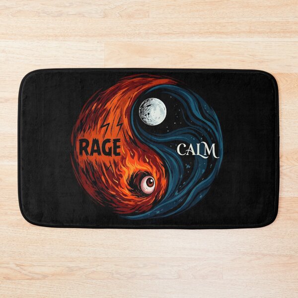 Item preview, Yin Yang Rage and Calm: Fire Eye & Moon Night Sky Duality Art designed and sold by SideKickCreates.
