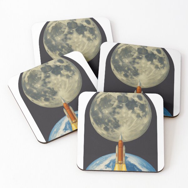 Item preview, Artemis II Moon Mission: First Crewed Lunar Flyby 2026 designed and sold by Niji Hibana.