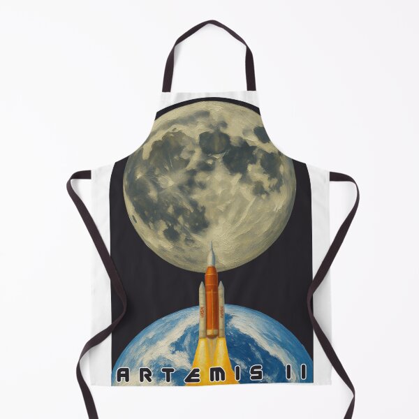 Item preview, Artemis II Moon Mission: First Crewed Lunar Flyby 2026 designed and sold by Niji Hibana.