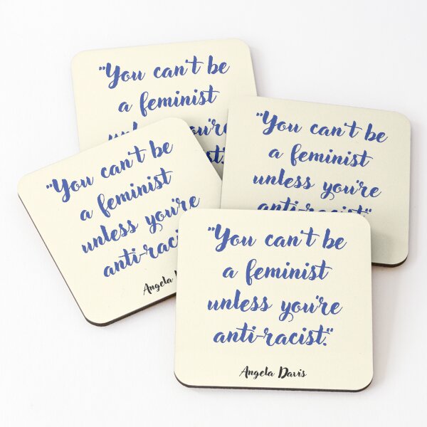 Item preview, You can't be . . . Angela Davis Quotation designed and sold by CharlottePlaceArt.