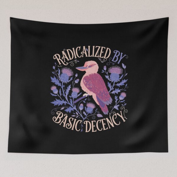 Item preview, Radicalized By Basic Decency Powers The Fight For Justice designed and sold by SkeletonsDanger.