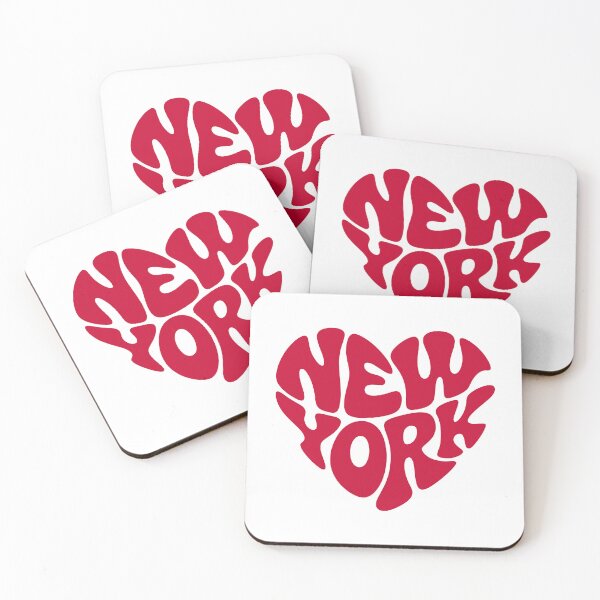 Item preview, New York Heart Typography – Bold Retro NYC Love Design designed and sold by TipTop GFX.