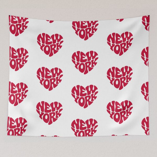 Item preview, New York Heart Typography – Bold Retro NYC Love Design designed and sold by TipTop GFX.