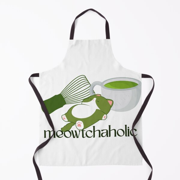 Item preview, meowtchaholic : a cat had too much matcha designed and sold by Niji Hibana.