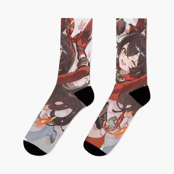 Item preview, Amber Genshin Impact Winking Action Pose With Bunny Motif designed and sold by 108Recordings.
