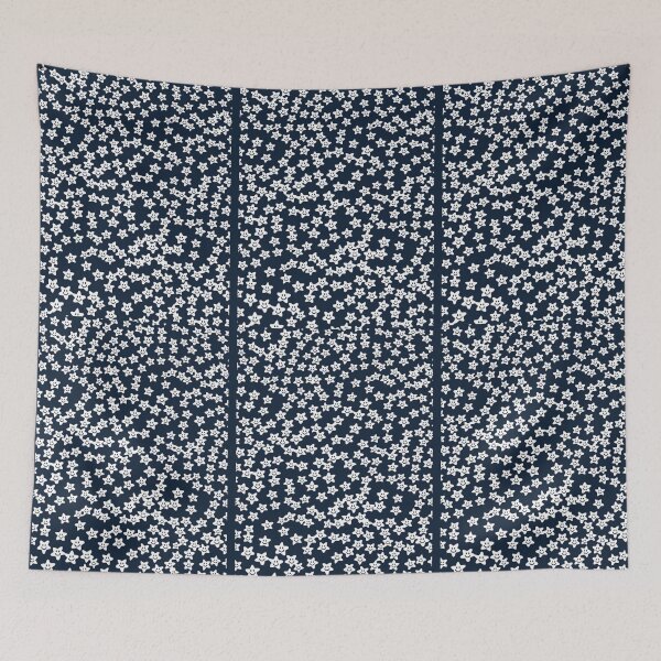 Item preview, Blue Night Happy White Stars Smiling designed and sold by Ciervo Primavera.