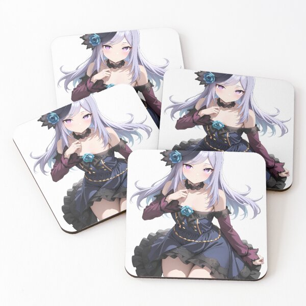 Item preview, Mejiro Mcqueen Uma Musume Pretty Derby Elegant Hat Rose Gown Soft Pose designed and sold by 108Recordings.
