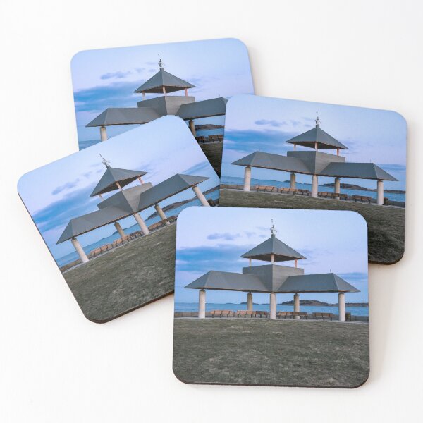 Item preview, Coastal Pavilion Oceanfront Gazebo Blue Sky New England Photography designed and sold by MDCCo.
