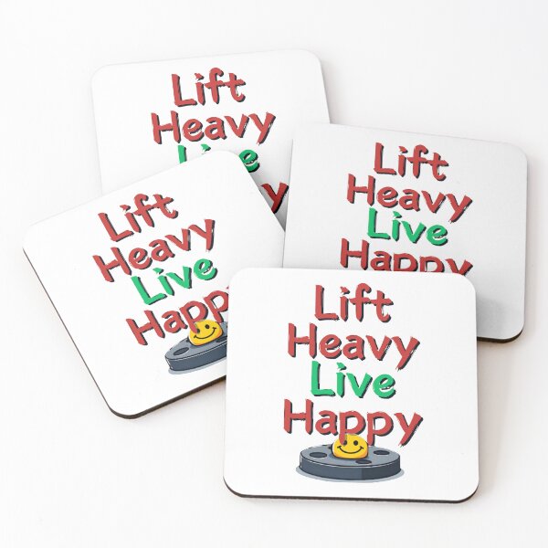 Item preview, Lift Heavy Live Happy designed and sold by RVJdesigns.