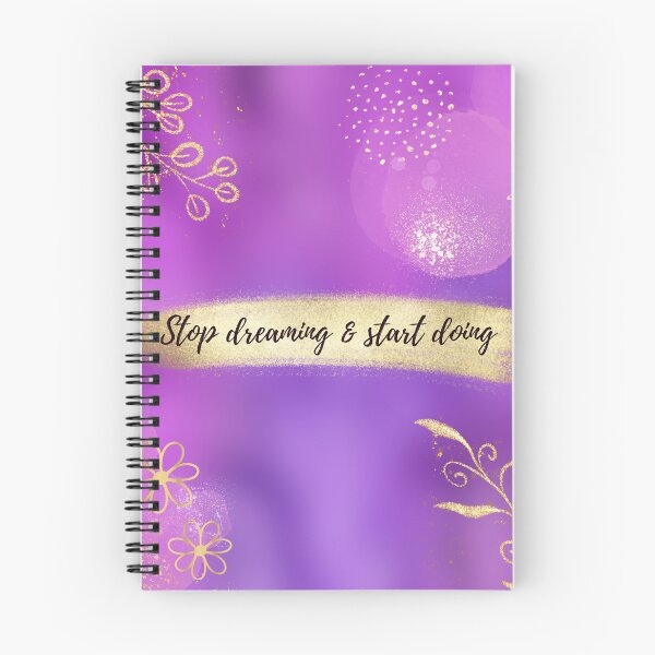 Item preview, Stop Dreaming and Start Doing Motivational Quote Design designed and sold by Fantacaroo Designs.