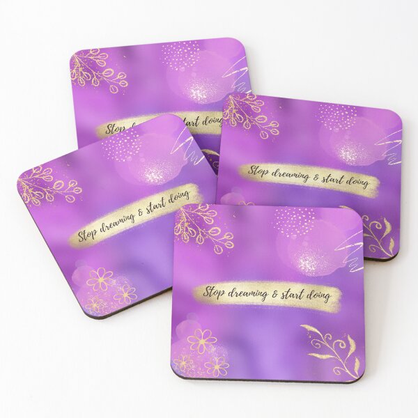 Item preview, Stop Dreaming and Start Doing Motivational Quote Design designed and sold by Fantacaroo Designs.