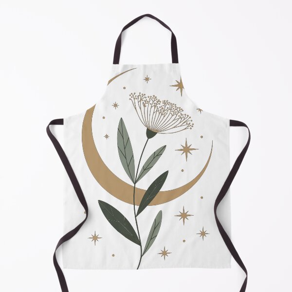 Item preview, Celestial Moon Flower and Stars Boho Aesthetic designed and sold by BestChoiceService.
