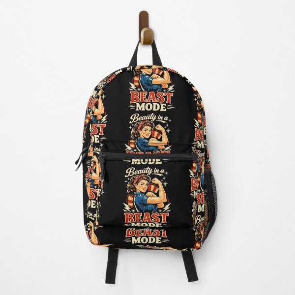 Item preview, Pin-Up Beast Mode: Beauty meets Muscle Retro designed and sold by Pineapple-Tree.