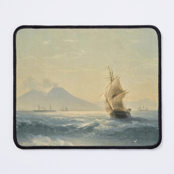 Item preview, The Bay of Naples with Mount Vesuvius designed and sold by SharonTheFirst.